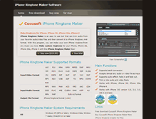 Tablet Screenshot of iphoneringtonemaker.softdiggs.com